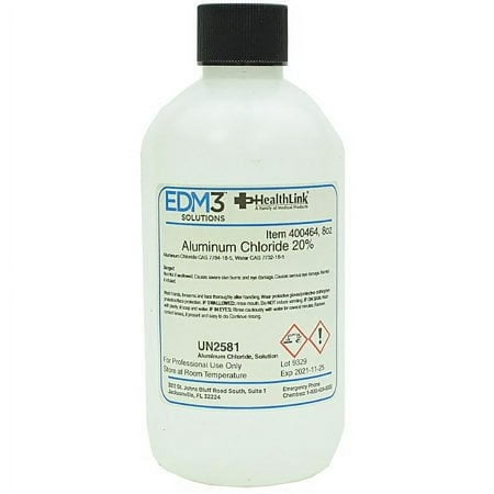 EDM 3 Aluminum Chloride Solution 20% 8 oz. EACH