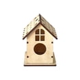 thumbnail image 3 of Nido de pájaro DIY caja de nido de pájaro de madera nido colgante de jaula de pájaros para la de manualidades, ejercicio de coordinación de DYNWAVEMX Casa de pájaros, 3 of 8