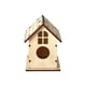 thumbnail image 3 of Casa de pájaros de madera sin terminar DIY jaula de pájaros sin montar para niñas y niños para construir y pintar, ejercitar la coordinación mano-ojo Cola Casa de pájaros, 3 of 8