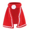 thumbnail image 1 of Pet Dog Cat Red Mantle Soft Costume Christmas Clothes for Rabbit Guinea Pig( ), 1 of 8