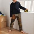 thumbnail image 5 of Yiaed Oil Painting Chicken And Duck Print Teenagers' Lounge Pants, Loose PJ Bottoms, Long Pajama Pants for Men-Medium, 5 of 6