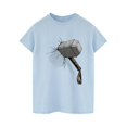 thumbnail image 1 of Marvel Universe Mens Thor Hammer Crack T-Shirt, 1 of 3
