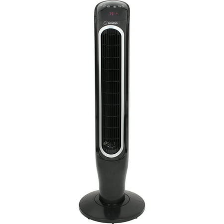 - Genesis 40 Inch 360 Degree Oscillating Tower Fan with Remote