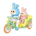 thumbnail image 2 of Juguete lindo del eléctrico del conejo, juguetes electrónicos del conejo de los niños para los regalos de cumpleaños de los niños de 3 4 5 6 Azul, 2 of 8