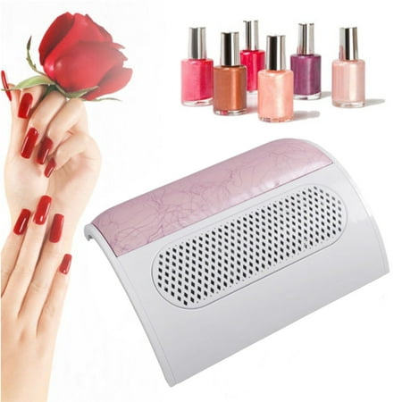 Moaere Nail Art Dust Suction Collector 3 Fans Powerful Strong Power Nail Dryer Tool with Dust Collecting