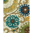 thumbnail image 2 of Zarris, Chariklia 12x14 Gold Ornate Wood Framed with Double Matting Museum Art Print Titled - Suzani Song VI, 2 of 4