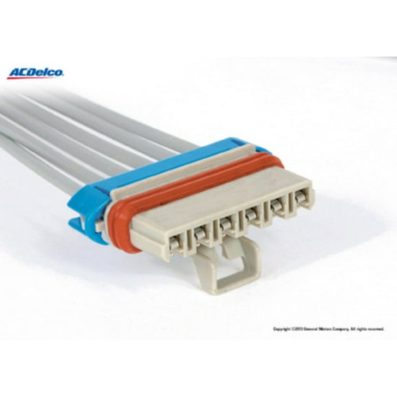 ACDelco GM Original Equipment PT1134 6-Way Female Gray Multi-Purpose Pigtail Fits 2002 Pontiac Grand Prix