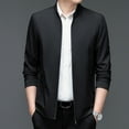 thumbnail image 2 of Men's Lightweight Casual Jacket Autumn Fashion Thin Comfortable Outdoor Blouse Coat with Pockets, 2 of 2