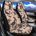 thumbnail image 3 of Jeiento Duck Camouflage Car Front Seat Covers Breathable Car Seat Cover Stretch Polyester Fabric Cover Non Slip Fashion Auto Interior Accessory Universal for Cars SUV, 3 of 7