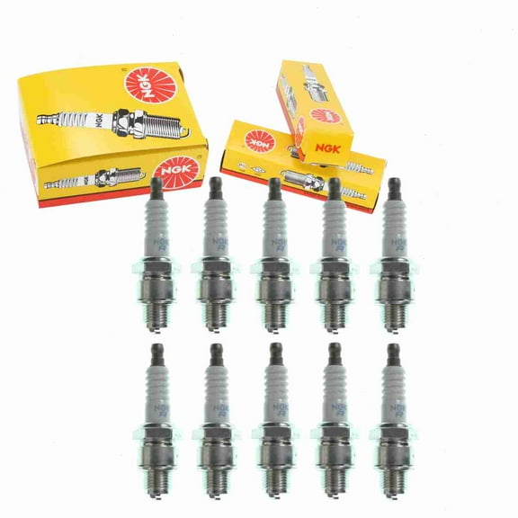 10 pc NGK 6715 Standard Spark Plugs for Ignition Wire Secondary