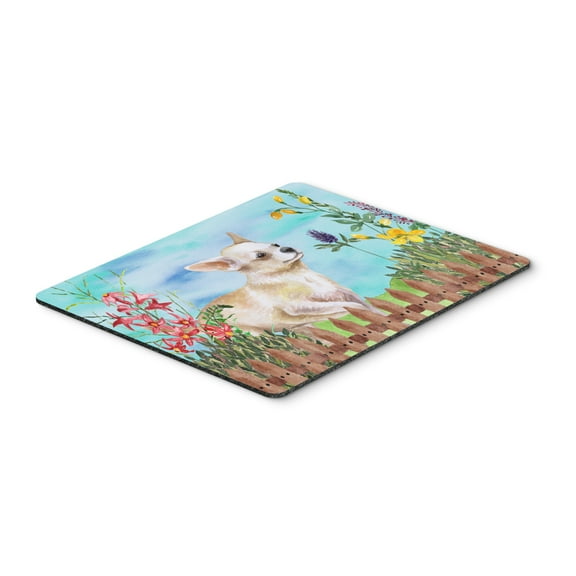 Chihuahua Leg up Spring Mouse Pad Hot Pad or Trivet
