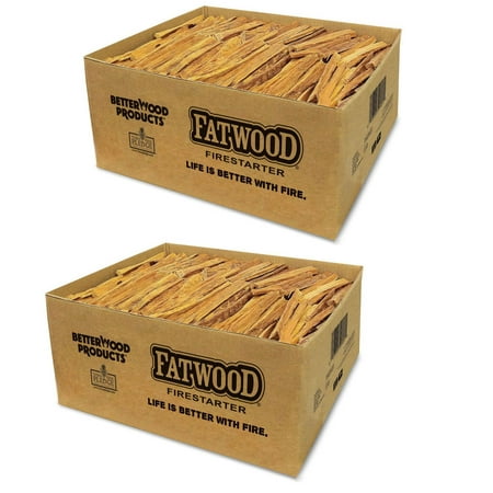Betterwood Products 9951 Natural Pine Fatwood 50 Pound Firestarter (2 (Best Way To Lose 50 Pounds)