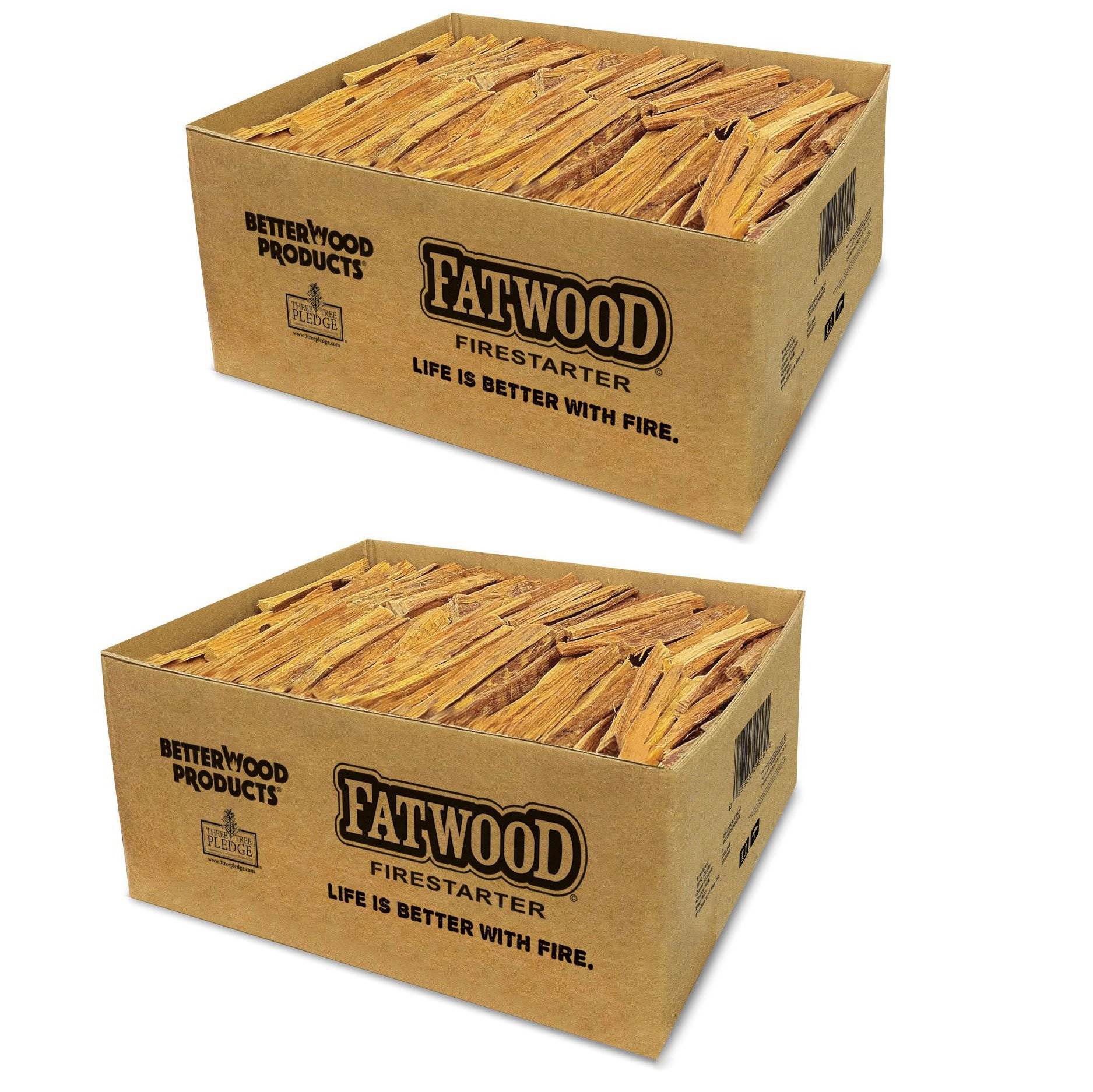 Better Wood Products Fatwood Firestarter Box 2-Pounds