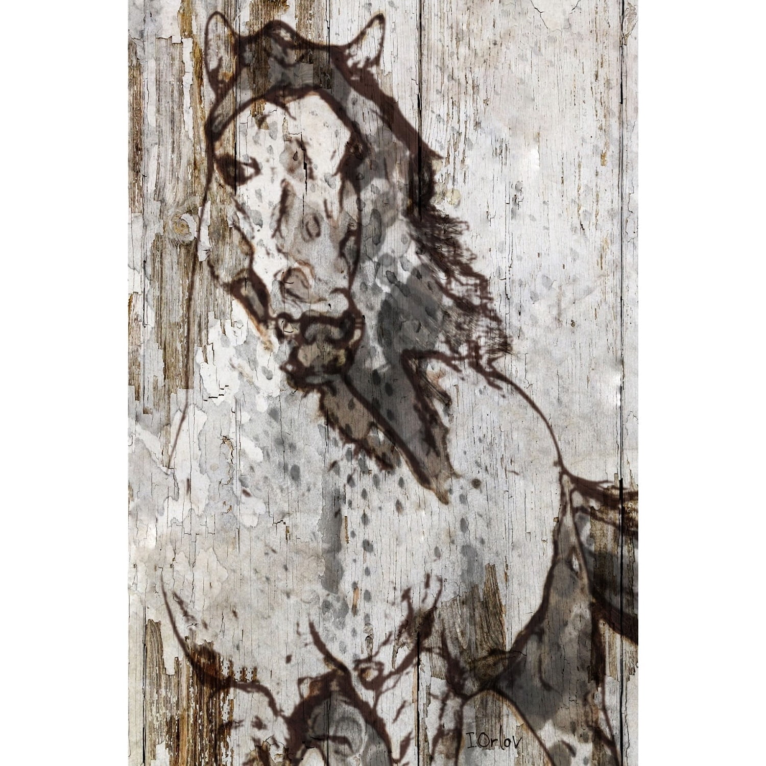 "Running Wild" Painting Print on Wrapped Canvas
