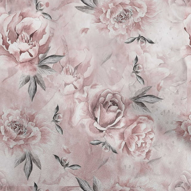 oneOone Polyester Spandex Dusty Purple Fabric Florals Sewing Craft Projects Fabric Prints By Yard 56 Inch Wide
