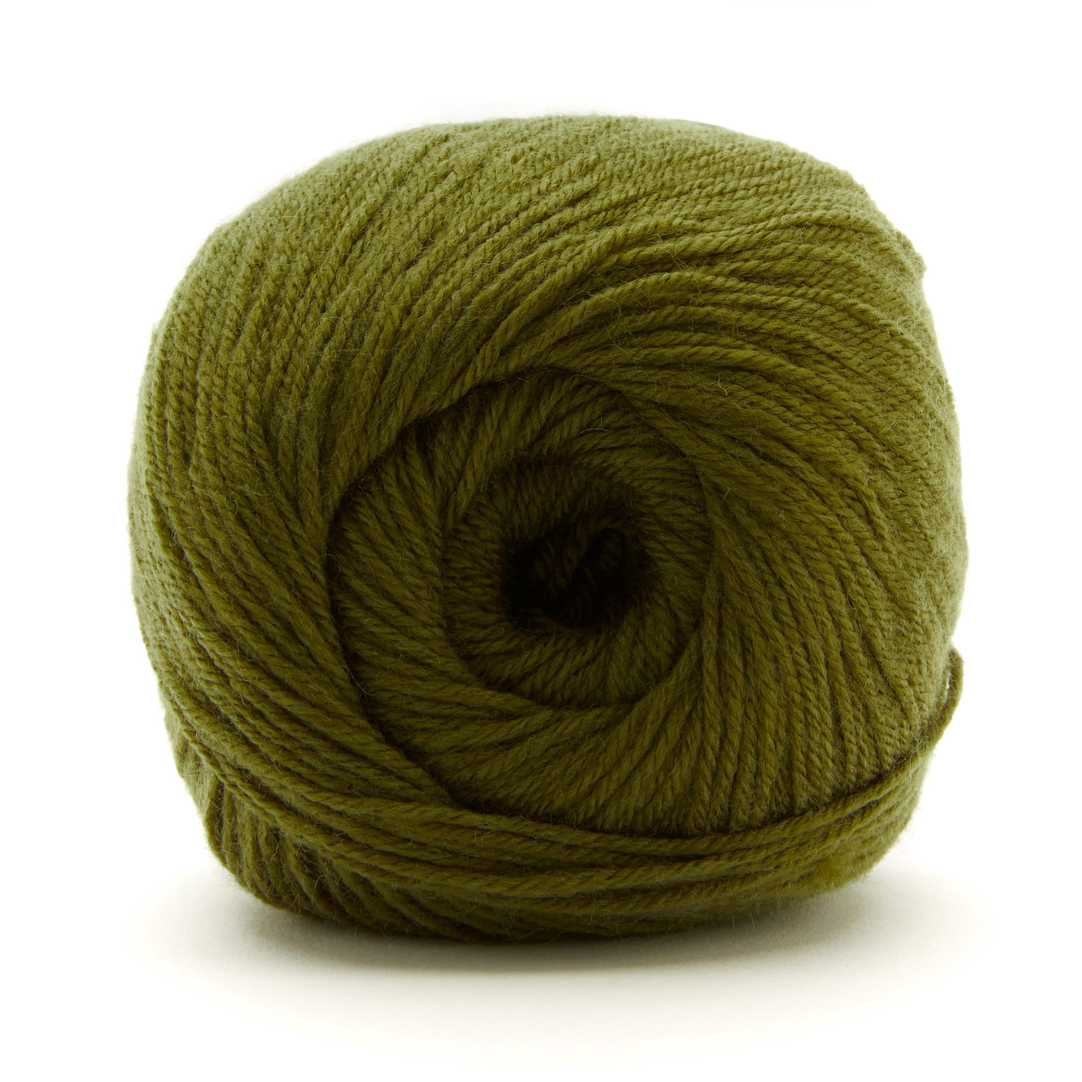 Loops & Threads Avocado Luxe Merino Solid Yarn - Light Weight Yarn for Knitting, Crochet, Weaving, Arts & Crafts, 15 Pack