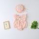 thumbnail image 3 of Gibobby Mameluco para niña Ropa para niña recién nacida, mono de encaje, mono con volantes, mono sin mangas, conjunto de trajes para(Rosa, 3-6 Meses), 3 of 4