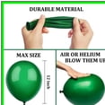 thumbnail image 5 of Ensemble de Ballons Confettis Festifs - 50 Ballons Rouges et Verts de 12 Pouces avec Rubans. Parfait pour Noël, Nouvel An, Baby Shower, Fêtes d'Anniversaire!, 5 of 5