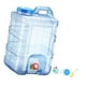 thumbnail image 4 of Contenedor de agua con grifo, cubo de almacenamiento de agua sin fugas, contenedor de agua potable portátil de 28 L para el hogar, picnic, coche No hay grifo de repuesto, 4 of 9