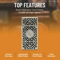 thumbnail image 5 of Rocky Patel Burn Torch Flame Double Jet Cigar Lighter - White & Gunmetal, 5 of 7