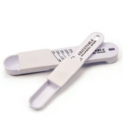 Cheers US 2Pcs Adjustable Measuring Spoon with Double End Adjustable Scale, All in One Measuring Spoon, Wide Range of Measurements, Measures Dry and Semi-Liquid Ingredients for Baking