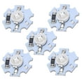 thumbnail image 1 of 25Pcs LED Chip, 0.5W 5V LED Chip Bulb Light Beads High Power Lamp Bead Light Source Chip with Aluminum Plate for Floodlight, LED Chip Lighting Spotlight Bulb Replacement, 1 of 7