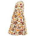 thumbnail image 3 of Unique Baby Girls Thanksgiving Pilgrim Turkey Dinner Dress (4Y, White), 3 of 5