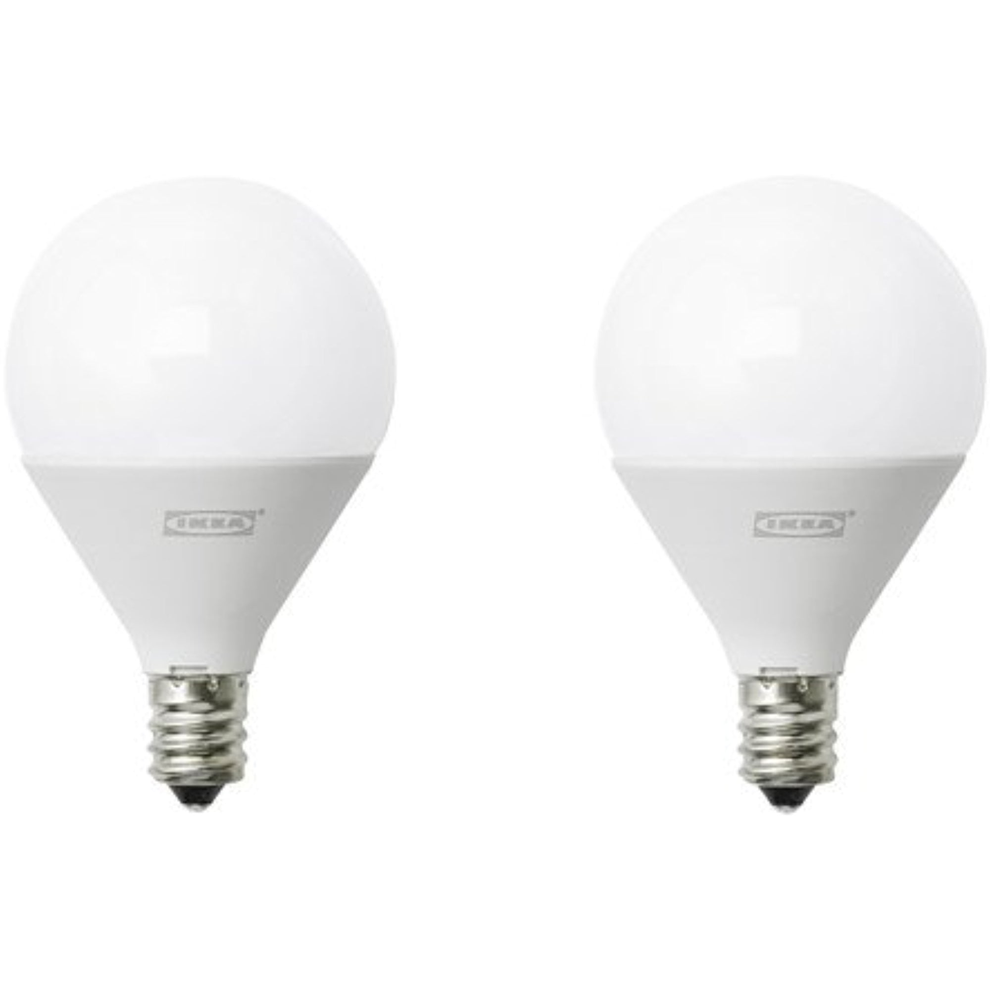 Een hekel hebben aan Bedrijf volwassen Ikea 4 pack of LED bulb E12 200 lumen, globe opal 228.11145.1822 -  Walmart.com