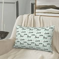 thumbnail image 5 of Salouo Love lettering Print Print Pillow Case Cover,Wrinkle-Free Bed Pillow Cover Pack of 1 Home Decor Fade-Resistant and Stain-Resistant ,Pillows Not Included-14"x20", 5 of 6