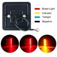thumbnail image 4 of EASTIN 2Pcs 12/ 24V LED Trailer Lights Rear Tail Lights Square Tail Stop Indicator Truck Lamp Kit Durable Indicator Stop Light Waterproof Reversing Marker Lights for Truck Trailer Camper, 4 of 11