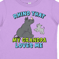 thumbnail image 4 of Inktastic Rhino That My Grandpa Loves Me with Cute Rhinos Boys or Girls Toddler T-Shirt, 4 of 5