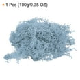 thumbnail image 2 of Uxcell 3.5 OZ Fake Moss Preserved Reindeer Moss Artificial Moss Lichen Centerpieces Decor Faux Moss Light Blue, 2 of 6