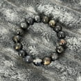 thumbnail image 4 of Pietersite Stone Beads Bracelet Certified Pietersite Namibia Chatoyant Gemstone Crystal,Blue,10MM Beads, 4 of 6