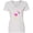 AA-White, variant on Inktastic Cute Flamingo, Baby Flamingo, Pink Flamingo, Bird Women's V-Neck T-Shirt