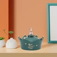 thumbnail image 4 of Caja de joyería pequeña, joyero, decoración del hogar, aretes, vitrina de escritorio verde, 4 of 8