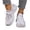 White, variant on Women's Breathable Hollow Mesh Orthopedic Walking Shoes Flower Pattern Sneakers Colorful Tennis Shoes Comfort for All-Day Wear