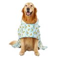 thumbnail image 5 of HDE Dog Bathrobe Drying Towel with Hood for Large Dogs Rubber Duck Puddles L, 5 of 7