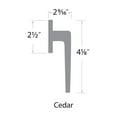 thumbnail image 3 of SURE-LOC HARDWARE Cedar Lever Clear/Silver Chrome Finish, 3 of 3