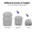 thumbnail image 3 of TNOBHG Inflatable Foot Rest Inflatable Airplane Foot Rest Height Adjustable Travel Foot Rest for Airplane Chair Extender, 3 of 8
