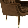 thumbnail image 5 of Modway Suggest Tufted Performance Velvet Lounge Chair in Brown, 5 of 6