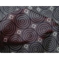 thumbnail image 4 of oneOone Silk Tabby Fabric Diamond & Circle Block Decor Fabric Printed BTY 42 Inch Wide, 4 of 4