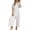 White, variant on Kureaily Women Summer Short Sleeve Button Down Pockets Jumpsuits Rompers Women Lightweight Jumpsuit