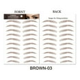 thumbnail image 2 of Xihbxyly Pegatinas para Cejas, Parches de Tatuajes Impermeables Simulados, Solución de Belleza Temporal Ecológica, Perfectas para Cejas Dispersas o Irregulares, Realzan Los Rasgos Faciales, Ideales p, 2 of 3