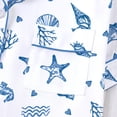 thumbnail image 2 of Tnhcen Women's Button Front Flip Collar Short Sleeve Shorty Pajama Set Easter Print Nylon Spandex Milk Silk Sleepwear, 2 of 9