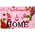 thumbnail image 1 of Valentine's Day Bathroom Mat, Gnome Pattern Entrance Mat, Valentine Decorative Floor Mat, Washable Welcome Mats, Heart Sweet Love Mat for Indoor Outdoor Rug Floor Door Home Supplies Decoration, 1 of 1