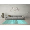 thumbnail image 3 of Ahgly Company Indoor Rectangle Abstract Light Blue Modern Area Rugs, 7' x 9', 3 of 4