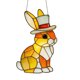 thumbnail image 2 of Adornos de Pascua, regalos de Pascua, conejos de Pascua, estilo acrílico, adorno colgante de granja para ventana, hogar, ventana, jardín, decoración de granja, regalo, colgante, 2 of 7