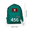 thumbnail image 4 of Sports Daypacks Al Aire Libre Bolsos La Escuela Hombro Cosplay Mochila Corea Temporada2 Impresión Sólida Unisex para Series Televisión, 4 of 7