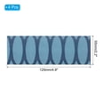 thumbnail image 2 of Uxcell Cutting Knife Handle Heat Shrink Sleeve Chef Cutter Non Slip Wrap, Oval Pattern Blue 2.2"x4.9", 2 of 6