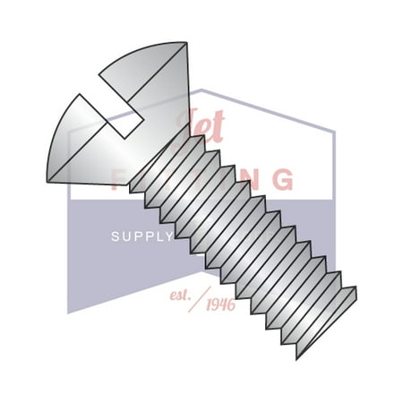 

6-32 x 1/4 Machine Screws | Slotted | Oval | 18-8 Stainless Steel (Quantity: 5000)
